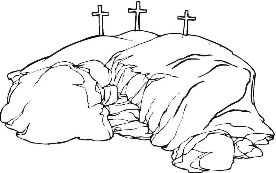 Coloring pages: Good Friday 4