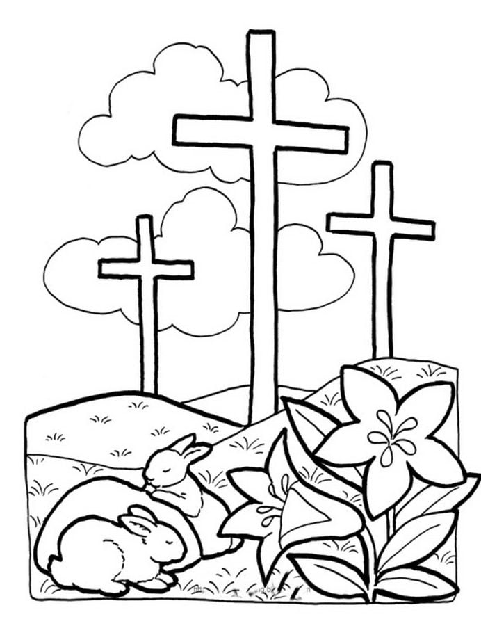 Coloring pages: Good Friday 7