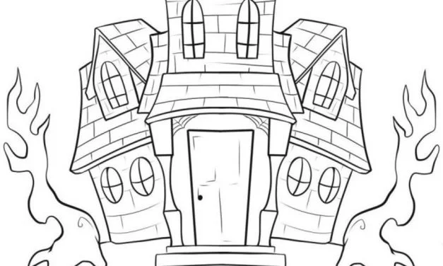 Coloring pages: Haunted House
