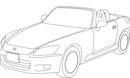 Coloring pages: Honda