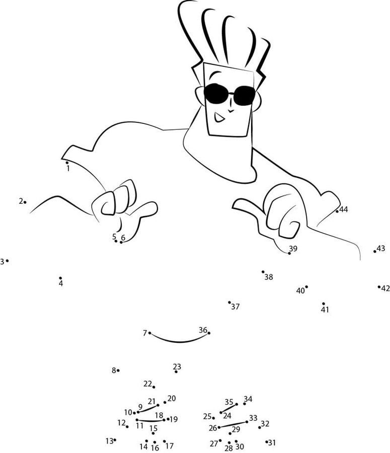 Connect the dots: Johnny Bravo 4