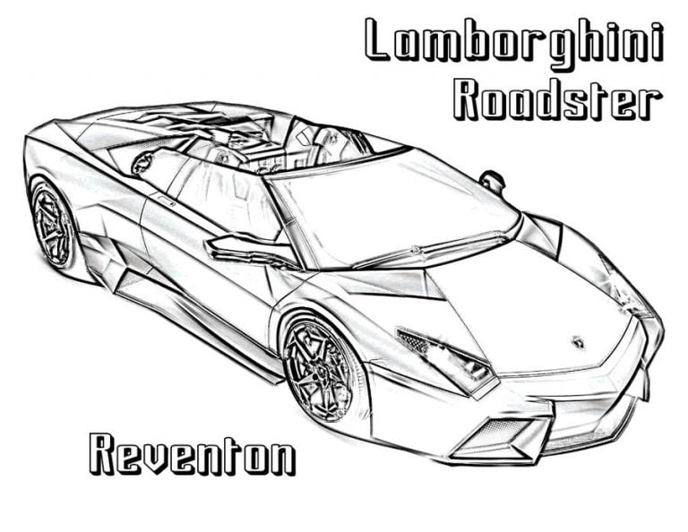 Kolorowanki Lamborghini Do Druku Dla Dzieci I Doros Ych