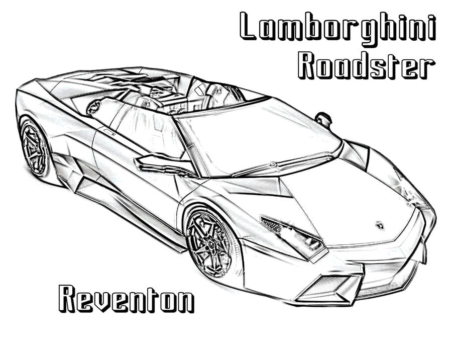Ausmalbilder: Lamborghini