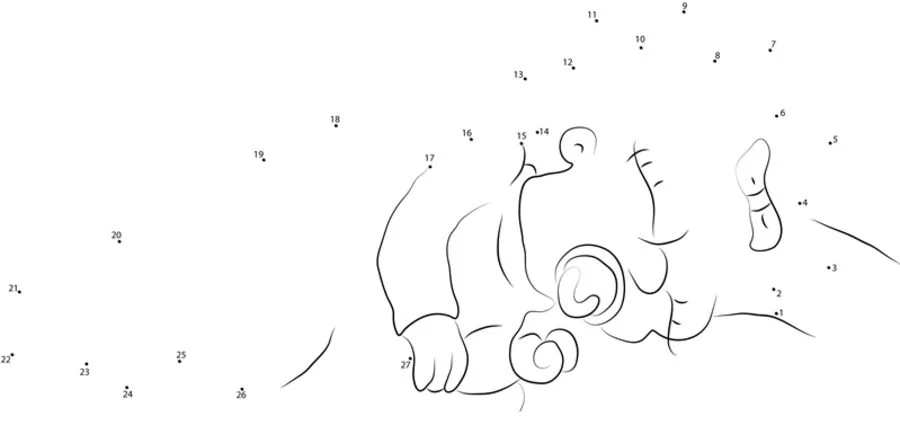 Relier les points: Maggie Simpson 10