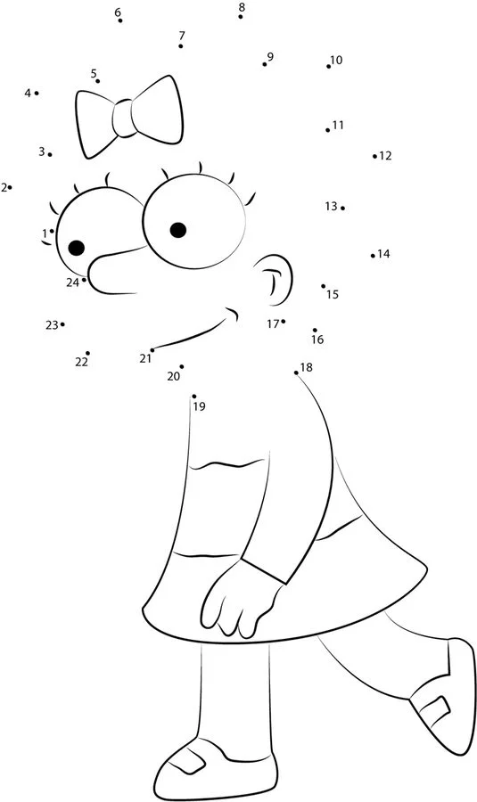 Relier les points: Maggie Simpson 4