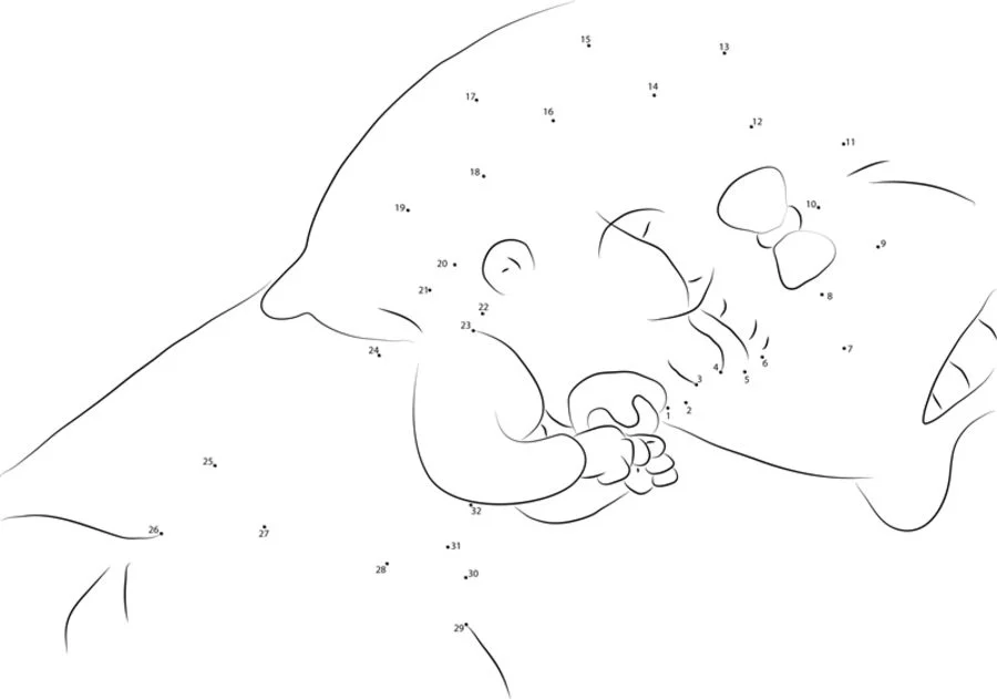 Relier les points: Maggie Simpson 5