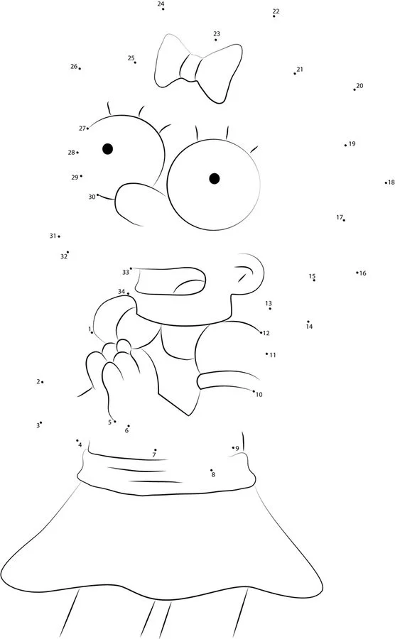 Relier les points: Maggie Simpson 9