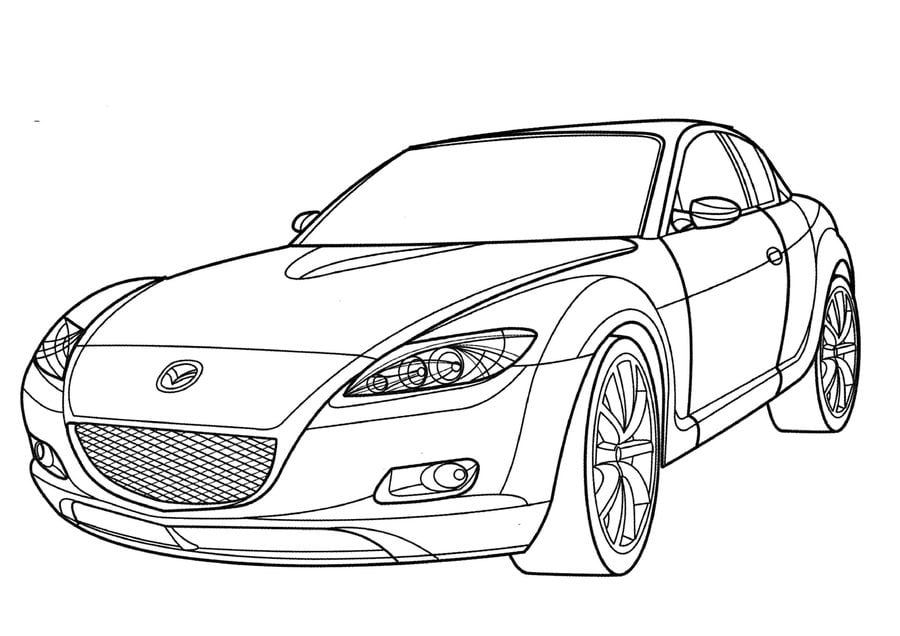 Ausmalbilder: Mazda