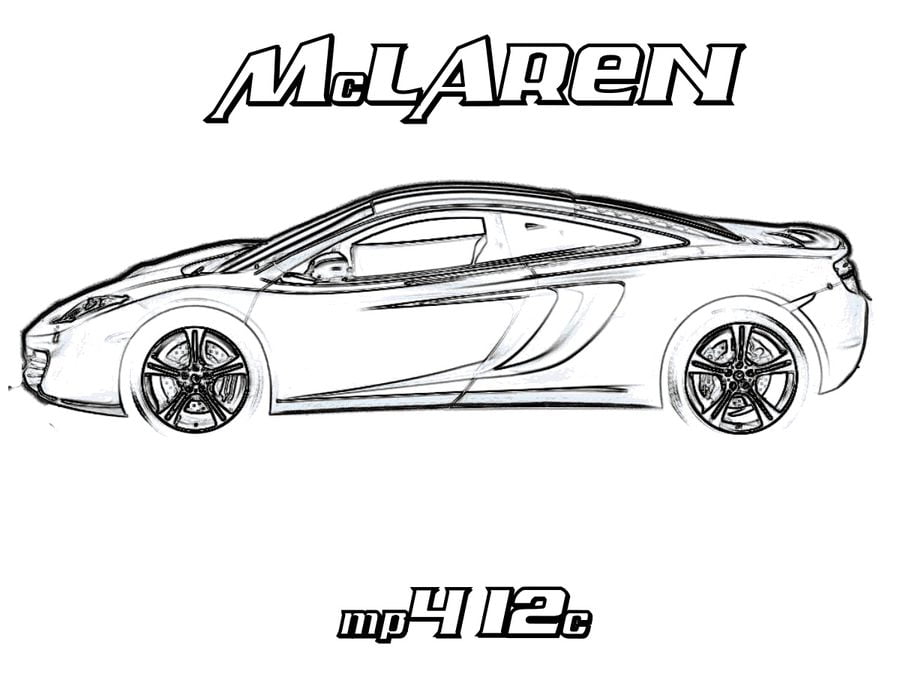 Kolorowanki: McLaren