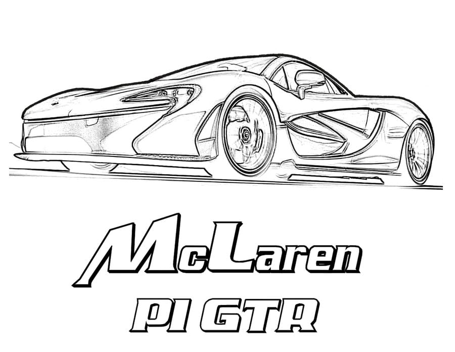 Ausmalbilder: McLaren