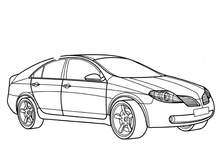 Coloring pages: Nissan