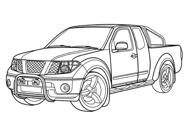 Dibujos para colorear: Nissan