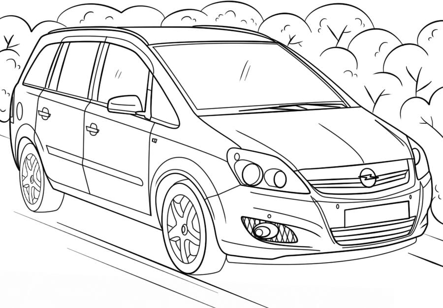 Coloring pages: Opel