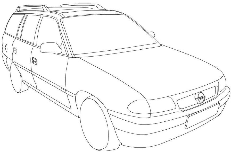 Dibujos para colorear: Opel