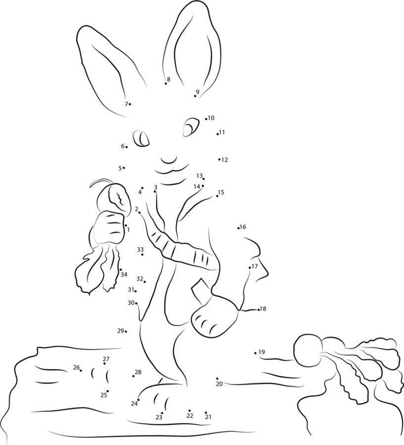 Unir puntos: Peter Rabbit 9