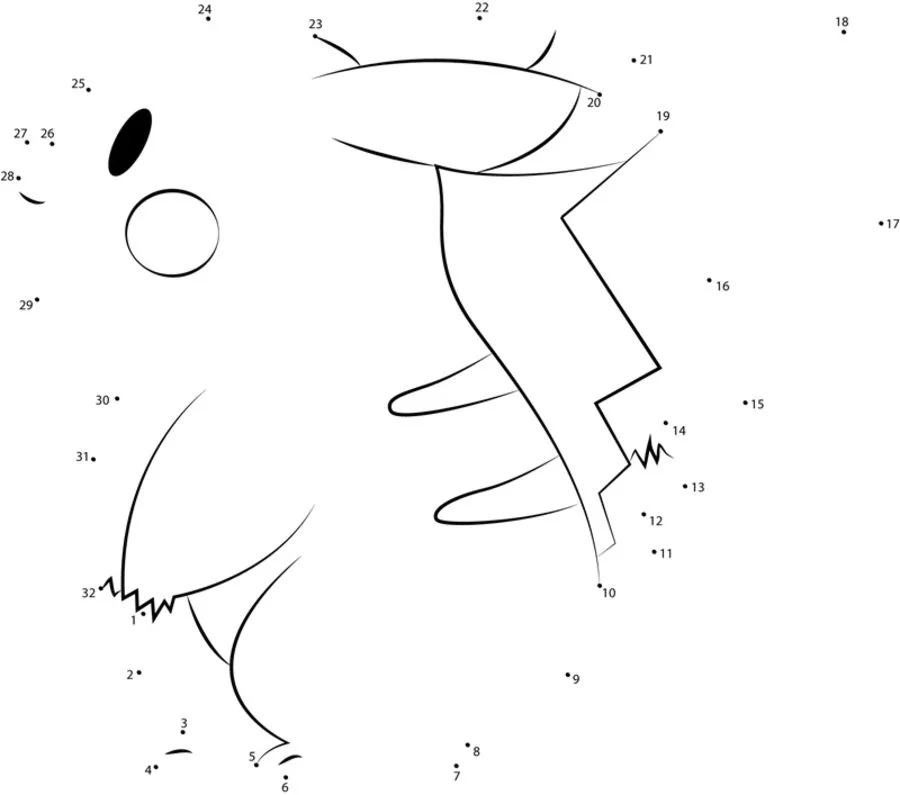 Relier les points: Pikachu 5