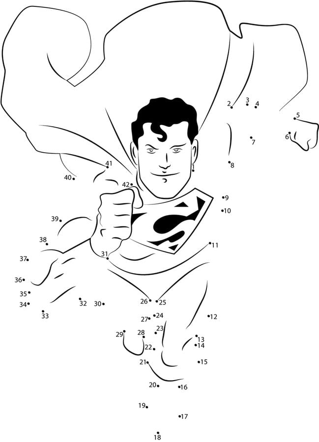 Unir puntos: Superman