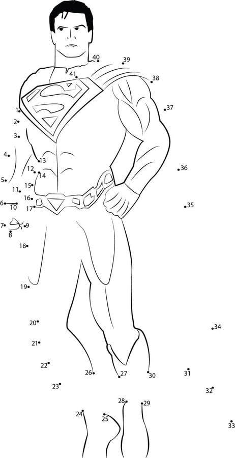 Unir puntos: Superman