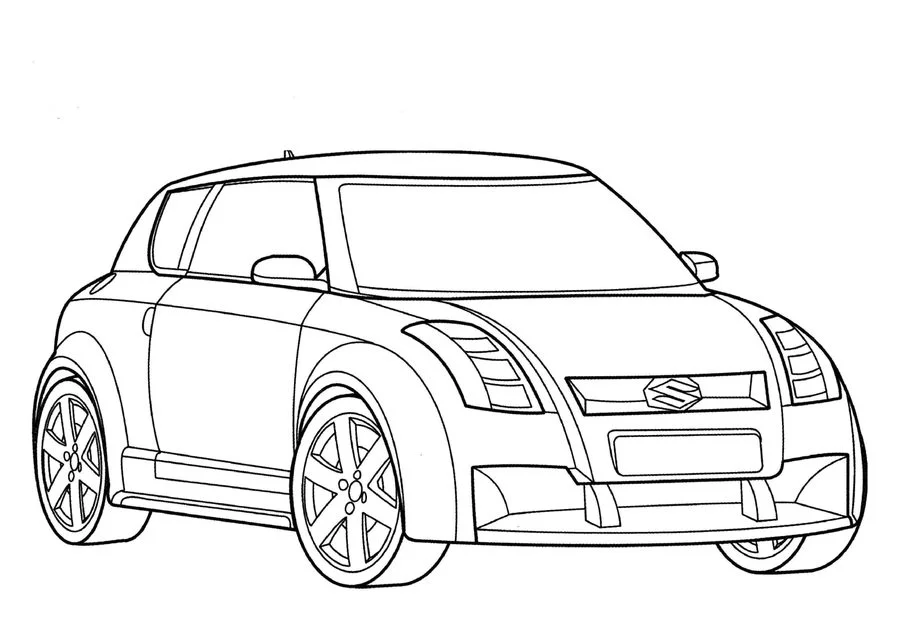 Kolorowanki: Suzuki 1