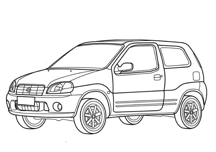 Coloring pages: Suzuki 4