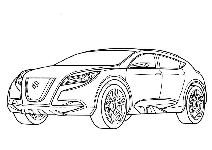 Coloring pages: Suzuki 5