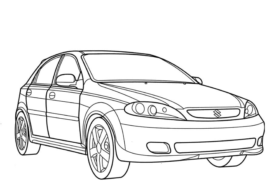 Coloring pages: Suzuki 8