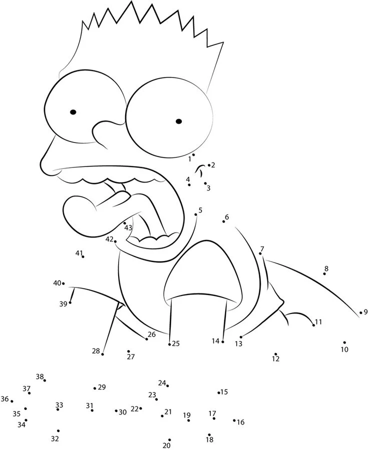 Relier les points: Les Simpson 2