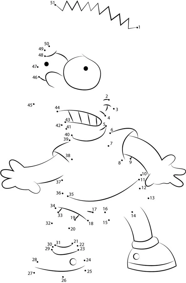 Relier les points: Les Simpson 5