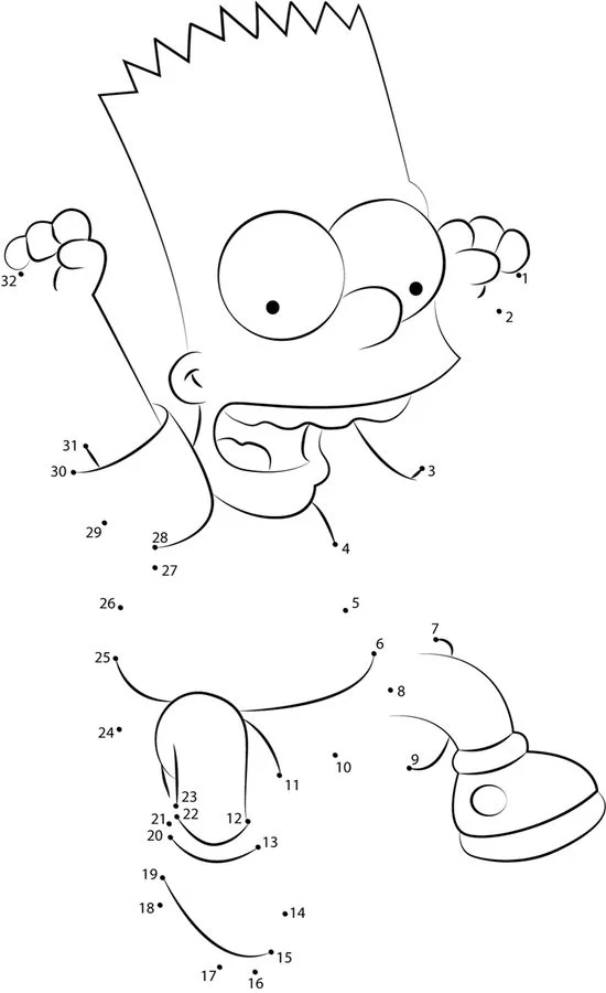 Relier les points: Les Simpson 7