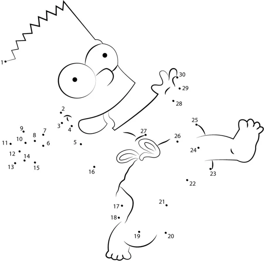 Relier les points: Les Simpson 8