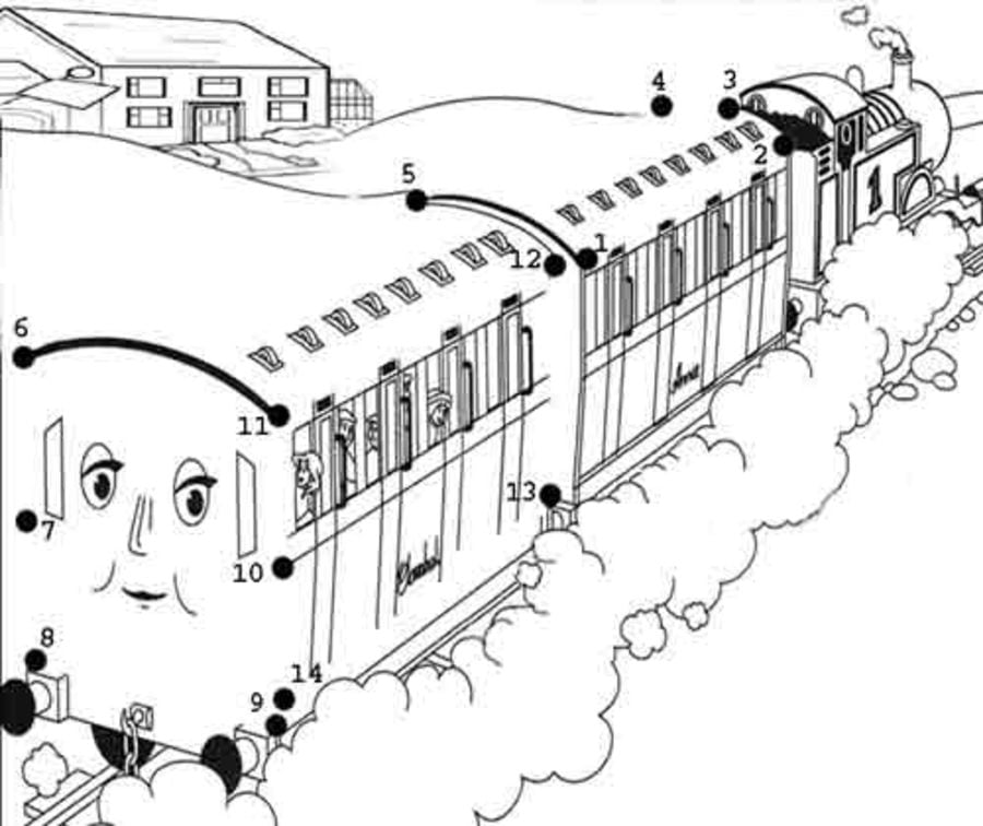 Punkt zu Punkt: Thomas, die kleine Lokomotive 3