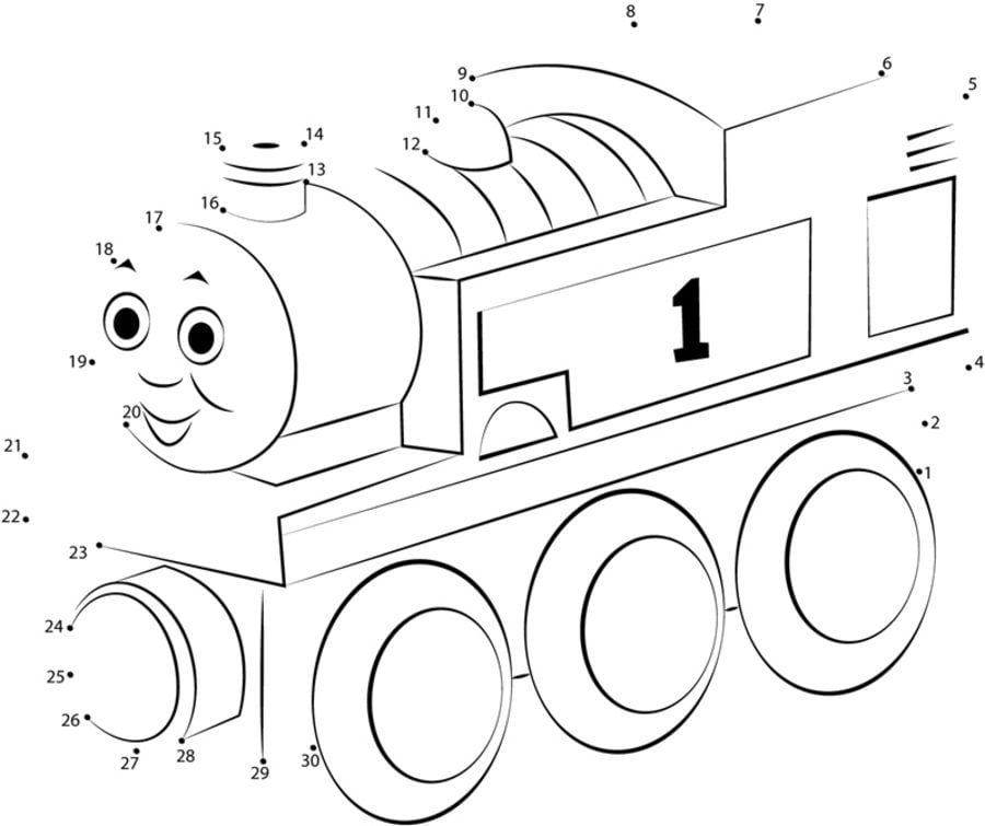 Connect the dots: Thomas & Friends