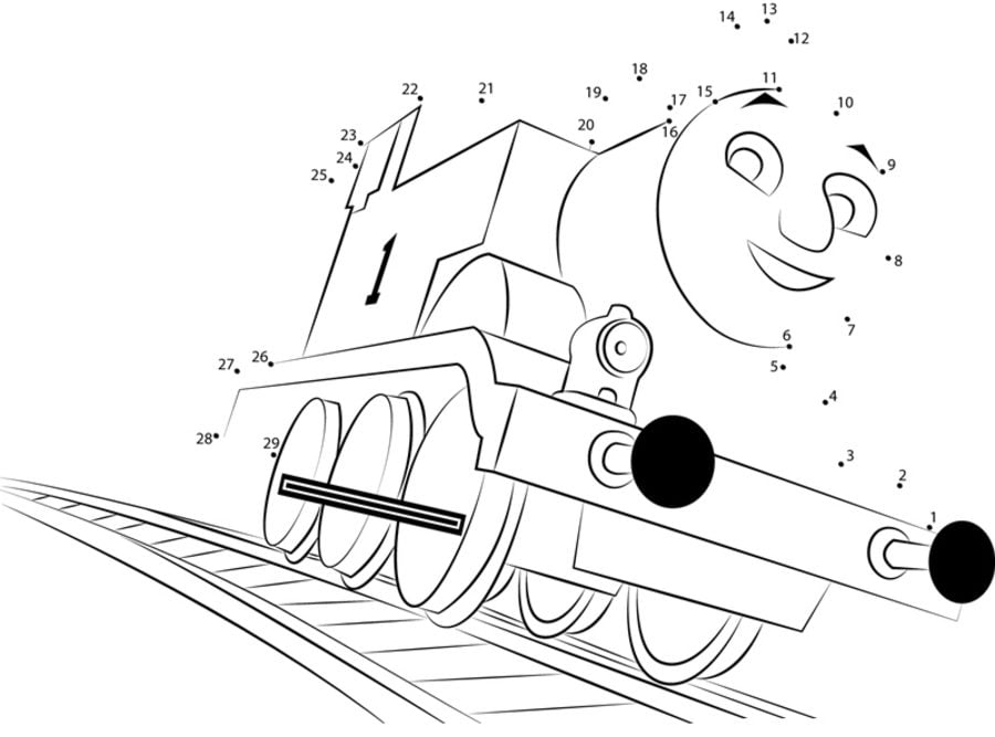Connect the dots: Thomas & Friends