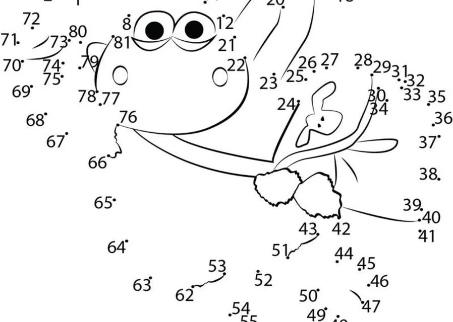 Punkt zu Punkt: Timmy das Schäfchen