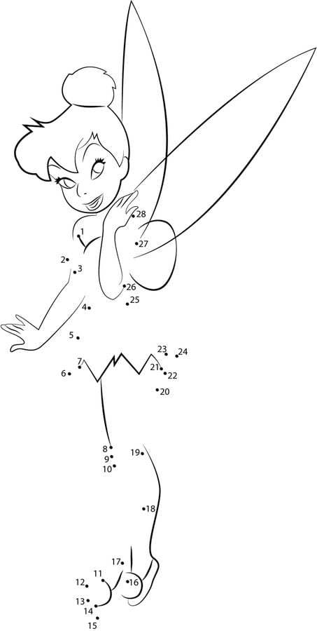 Connect the dots: Tinker Bell