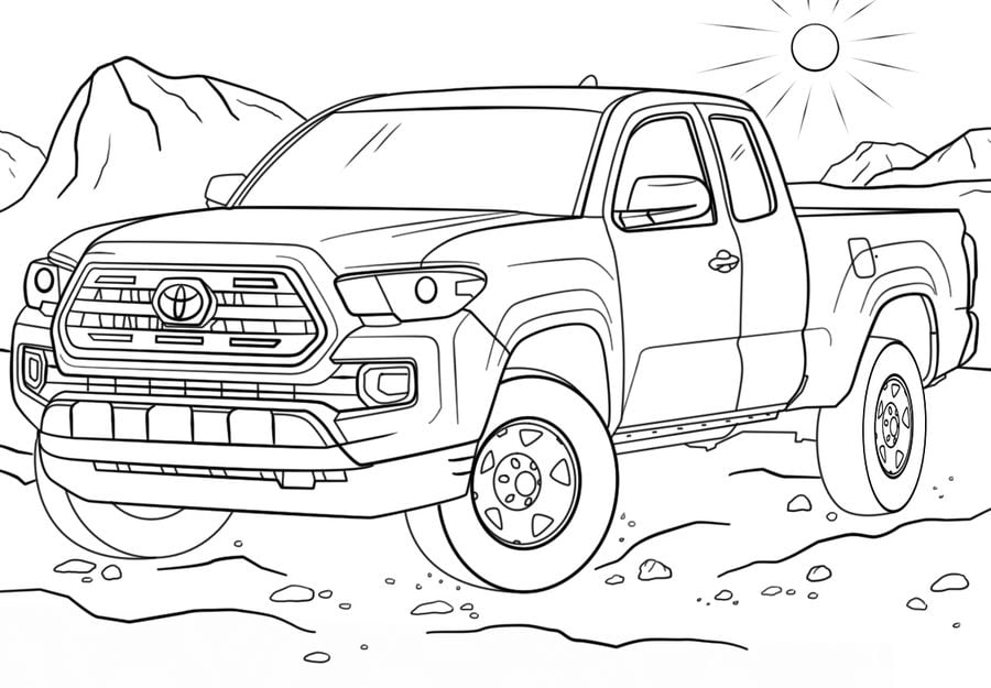 Coloring pages: Toyota