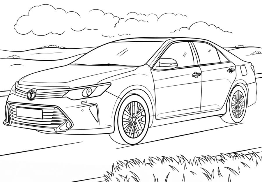 Coloring pages: Toyota