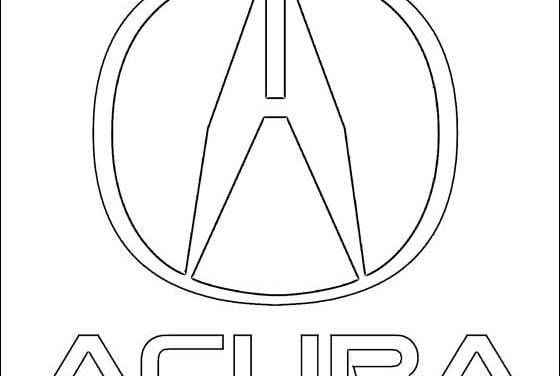 Coloring pages: Logo – Acura