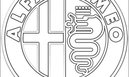 Ausmalbilder: Logo – Alfa Romeo