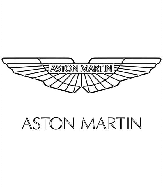 Ausmalbilder: Logo – Aston Martin