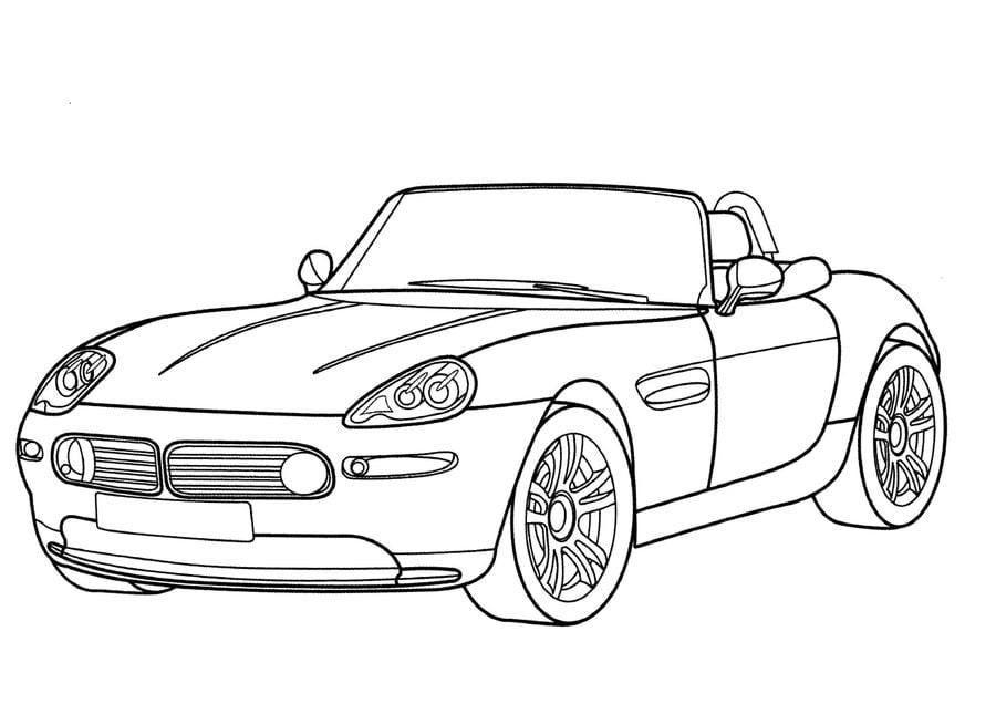 Coloring pages: BMW 10