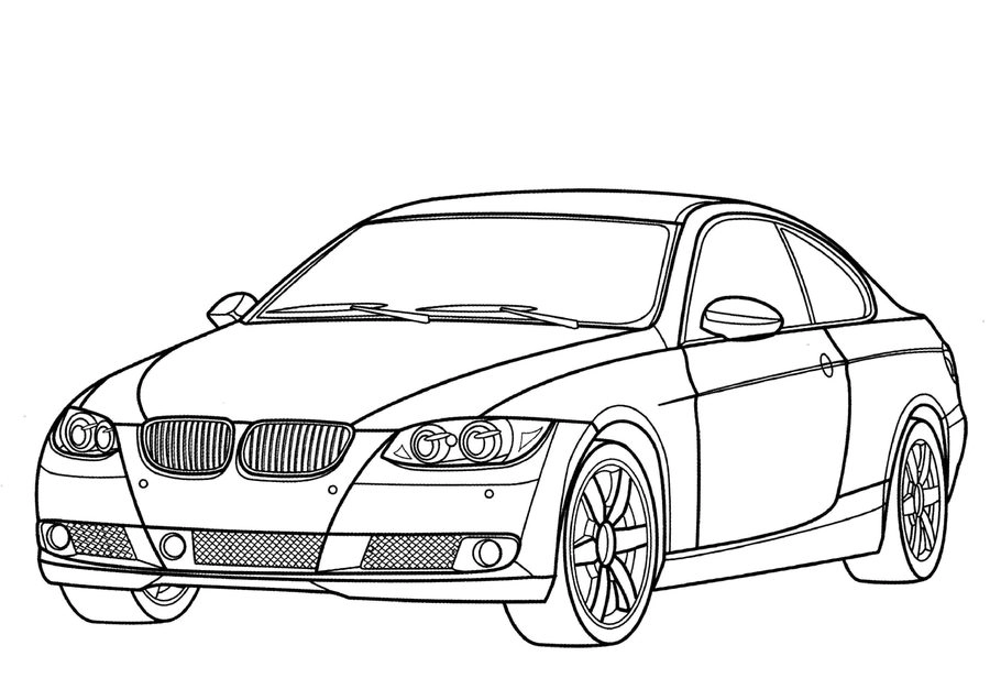 Kolorowanki: BMW 2