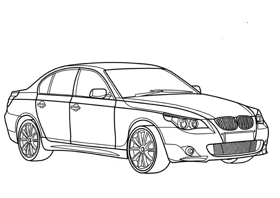 Kolorowanki: BMW 3
