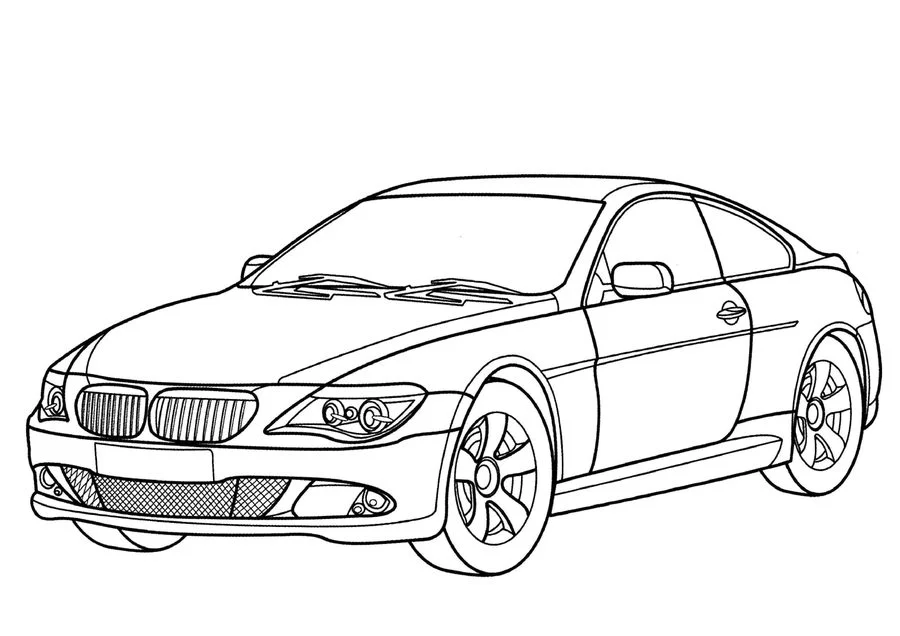 Kolorowanki: BMW 4