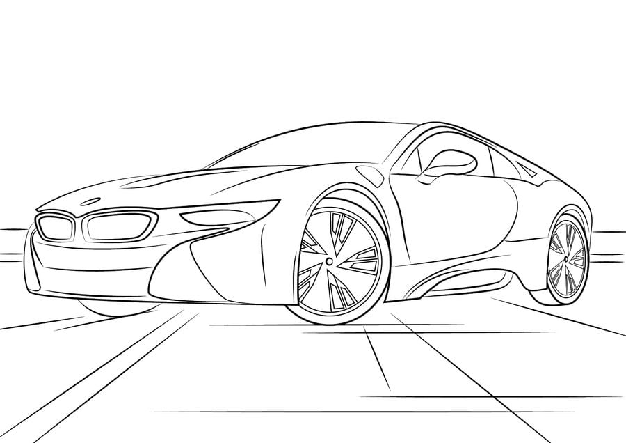 Coloring pages: BMW 5