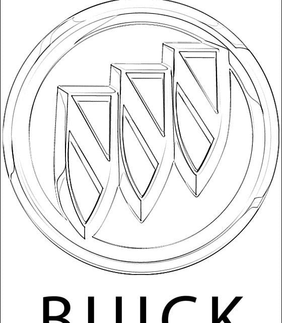 Dibujos para colorear: Buick – Logotipo