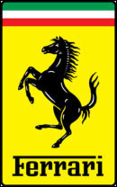Dibujos para colorear: Ferrari – logotipo