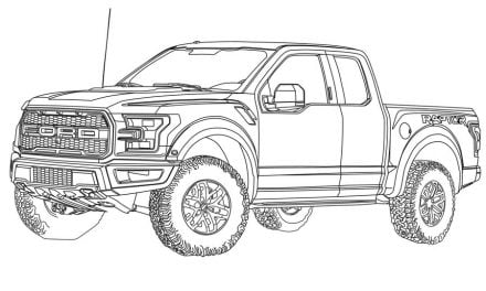 Dibujos para colorear: Ford