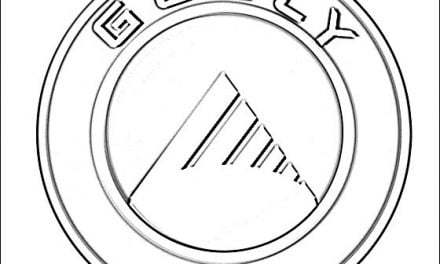 Coloring pages: Geely – logo