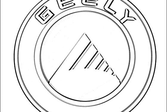 Coloring pages: Geely – logo